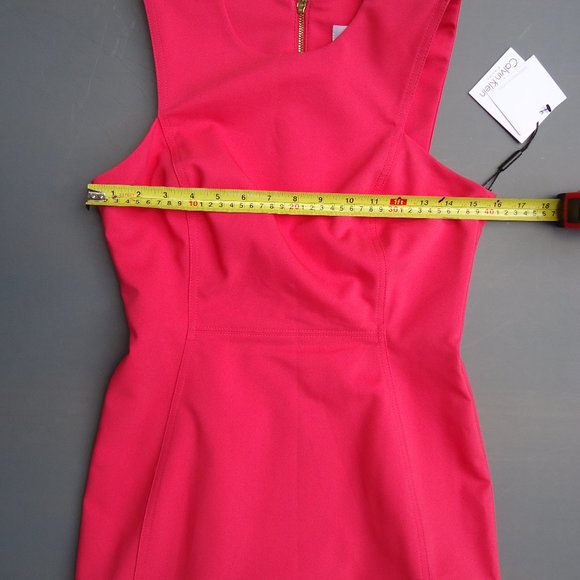 NWT. SIZE 4. CALVIN KLEIN sleeveless midi dress. - Picture 11 of 16
